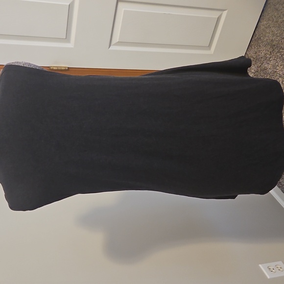 Gray Open Front Cardigan Vest With Pockets - Picture 4 of 6